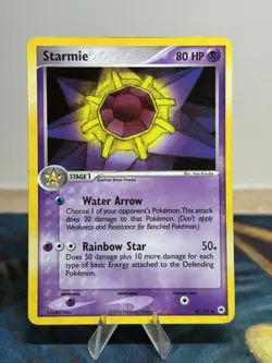 Starmie 49/101 2004 Pokemon Ex Hidden Legends Reverse Holo Foil Stamped Era LP - Image 1