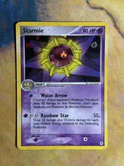 Starmie 49/101 2004 Pokemon Ex Hidden Legends Reverse Holo Foil Stamped Era LP - Image 2