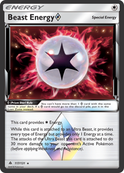 Beast Energy (117/131) (Prism Star) [Sun & Moon: Forbidden Light] - Image 1