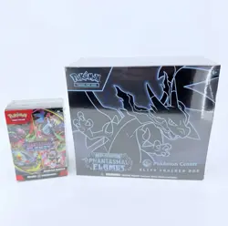 2 Items - Pokemon Center Phantasmal Flames ETB And Booster Bundle Lot - Image 1