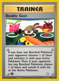 Double Gust (100/111) [Neo Genesis 1st Edition] - Image 1