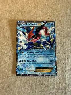 Pokemon Ash-Greninja EX XY133 black star promo MP Standard size - Image 1