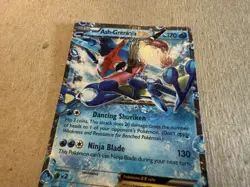 Pokemon Ash-Greninja EX XY133 black star promo MP Standard size - Image 2