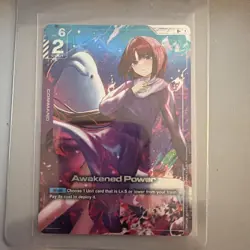 Gundam TCG Card Game Dual Impact GD02-110 R+ Awakened Power Alt Art Rare - Image 1