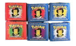 Pokemon Burger King 23k Gold Plated Trading Card Set Sealed (1999), New Lot - Image 5