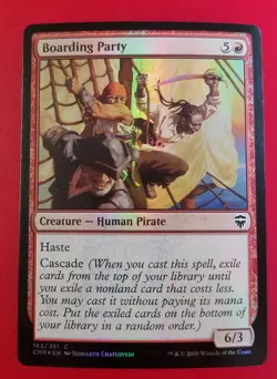 1x Boarding Party | FOIL | Commander Legends | MTG Magic Cards - Image 1