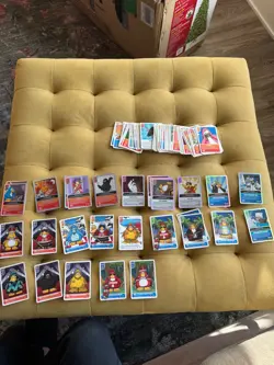 Club penguin trading card game card Jitsu fire Lot of 122 Cards - Image 1