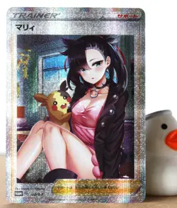 Pokemon Hentai sexy Card - Marnie & Morpeko - Fan card ʘʘ waifu - Image 3