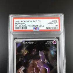 PSA 10 Mewtwo SVP 052 Pokemon Promo 151 Ultra Premium Collection Graded Card - Image 2