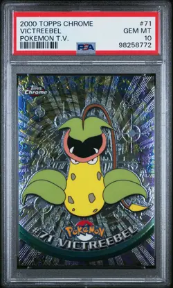 PSA 10 2000 Topps TV Chrome Victreebel 71 Pokemon Card - Gem Mint! - Image 3