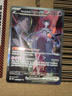 Pokemon TCG Team Rocket's Mewtwo EX Destined Rivals Card 231/182 - Image 3