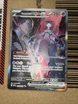 Pokemon TCG Team Rocket's Mewtwo EX Destined Rivals Card 231/182 - Image 4
