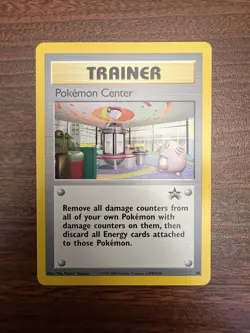 Pokemon Center #40 New York NY Black Star Trainer Promo Pokemon Card - Image 1