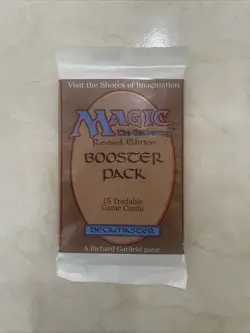 Magic the Gathering Revised Edition 1994 Booster Pack - Sealed/Unsearched - Image 1
