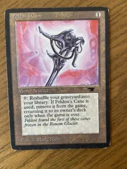 Feldon's Cane Antiquities Mtg Magic the Gathering Artifact HP - Image 1