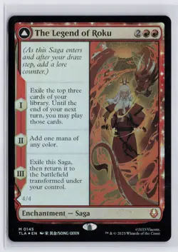 Foil* The Legend of Roku - Avatar: The Last Airbender TLA - NM MTG - Image 1