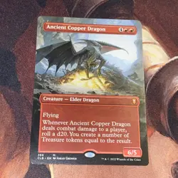 Ancient Copper Dragon X1 Mtg Baldur’s Gate Nm Borderless - Image 1