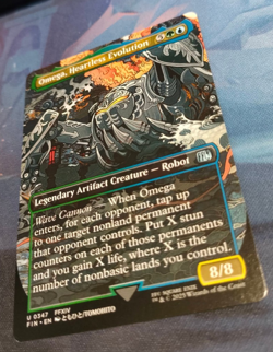 Omega, Heartless Evolution (Borderless) - Final Fantasy - NM (see pics) MTG - Image 3