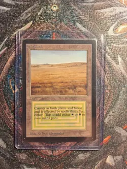 Savannah Dual Land Magic The Gathering COLLECTORS EDITION Damaged Vintage - Image 2