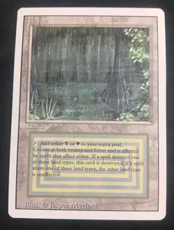 MTG Bayou Revised 3rd Edition Regular Rare LP - Image 1