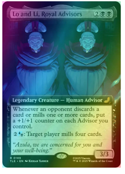 Lo and Li, Royal Advisors - Foil - Extended Art Avatar MTG - Image 1
