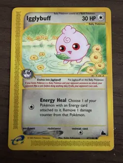 2003 Pokemon Card - Igglybuff Skyridge 67/144 Non Holo Vintage - Image 1