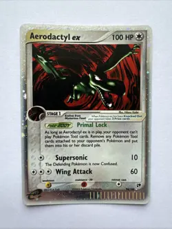 Pokemon TCG Aerodactyl ex - EX Sandstorm - Holo Rare - 94/100 - Vintage - 2003 - Image 1