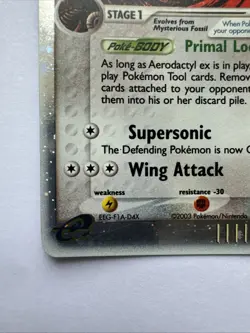 Pokemon TCG Aerodactyl ex - EX Sandstorm - Holo Rare - 94/100 - Vintage - 2003 - Image 4