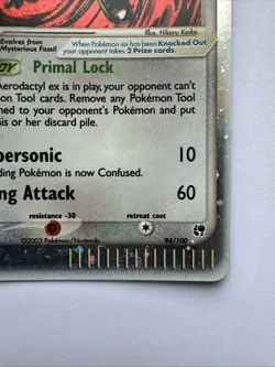 Pokemon TCG Aerodactyl ex - EX Sandstorm - Holo Rare - 94/100 - Vintage - 2003 - Image 5