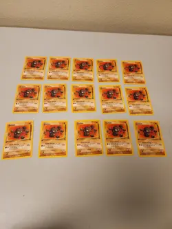 Geodude - 1st Edition - Fossil - Pokemon TCG - 47/62 MP LOT x15 - Image 1