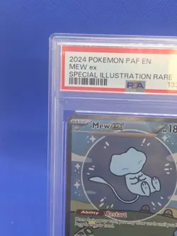 Pokemon Paldean Fates Bubble Mew ex #232 Special Illustration Rare PSA 9 MINT - Image 3