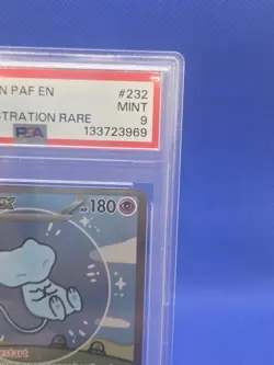 Pokemon Paldean Fates Bubble Mew ex #232 Special Illustration Rare PSA 9 MINT - Image 4
