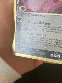 CARTE POKEMON NIDOKING 6/101 FR HOLO EX ILE DES DRAGONS - TBE - Image 4