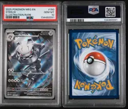 Pokemon PSA 10 GEM MINT STEELIX 150/132 (IR) Mega Evolution English - Image 2