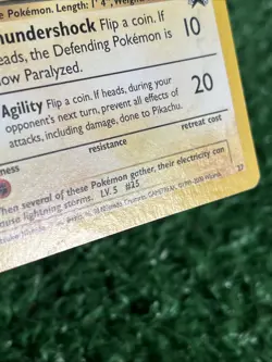 Vintage Original Pikachu LV5 #25 1999-2000 Wizards Black Star Promo Pokemon TCG - Image 4