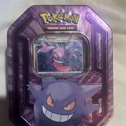 2016 Pokemon TCG Gengar Collector Tin - Hang Tab used - Image 2