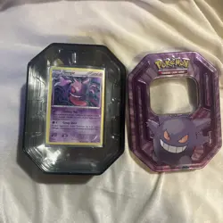 2016 Pokemon TCG Gengar Collector Tin - Hang Tab used - Image 4
