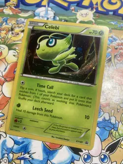 2017 Pokemon TCG Celebi XY187 NM Black Star Promo Holo Rare - Image 2