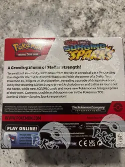 POKEMON TCG: Scarlet & Violet Surging Sparks Booster Box 36 Packs NEW SEALED - Image 2
