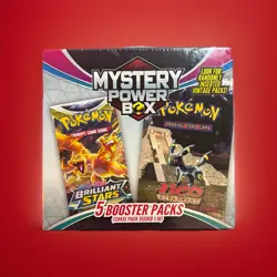 Pokemon Mystery Power Box - 5 Booster Packs (Chase Pack Seeded 1:10) New Sealed - Image 1