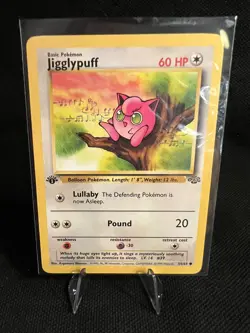 1999 Pokemon TCG Jungle Set Jigglypuff 1st Edition #54/64 - Image 1
