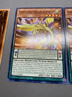 Yu-Gi-Oh! 3X Supreme King Dragon Lightwurm Common 1st Edition AGOV-EN002 NM/M - Image 4