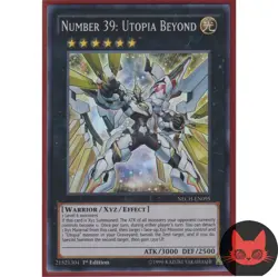 Yugioh Number 39: Utopia Beyond NECH-EN095 Super Rare 1st Edition NM - Image 1