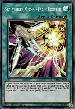 Sky Striker Mecha - Eagle Booster - Super Rare 1st Ed. DASA-EN035 - LP - YuGiOh - Image 1
