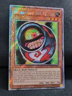 YuGiOh Morphing Jar #2 RA03-EN100 Platinum Secret Rare 1st Ed NM - Image 2