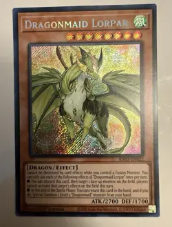 Yugioh! Dragonmaid Lorpar - RA03-EN022 - Secret Rare - 1st Edition Near Mint, En - Image 1