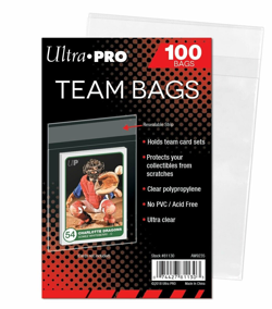Ultra Pro - Team Bags - Resealable Sleeves 100 Pack (NEW) Yu-Gi-Oh/MTG/Pokemon.. - Image 1