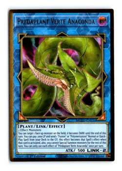 Predaplant Verte Anaconda - MGED-EN036 - Premium Gold Rare - 1st Edition Yugioh - Image 1