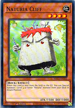 Naturia Cliff HAC1-EN103 Yu-Gi-Oh! Card NM 1st Edition - Image 1