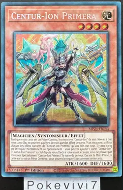 Carte YU-GI-OH! CENTUR-ION PRIMERA MP24-FR143 Secret Rare NEUF - Image 1